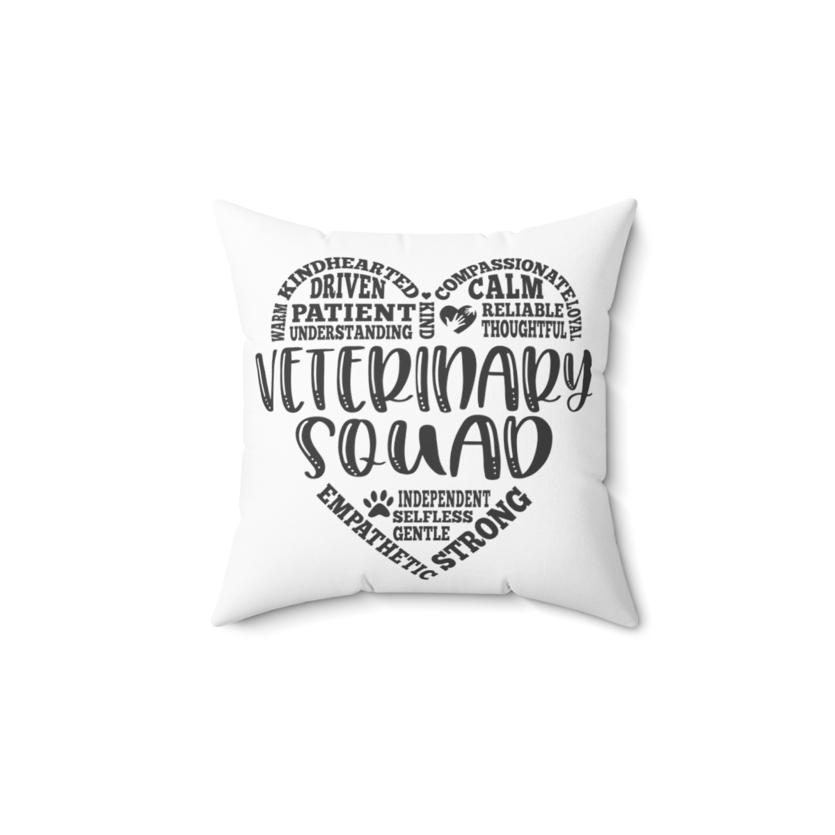 Veterinary Squad Decorative Square Pillow