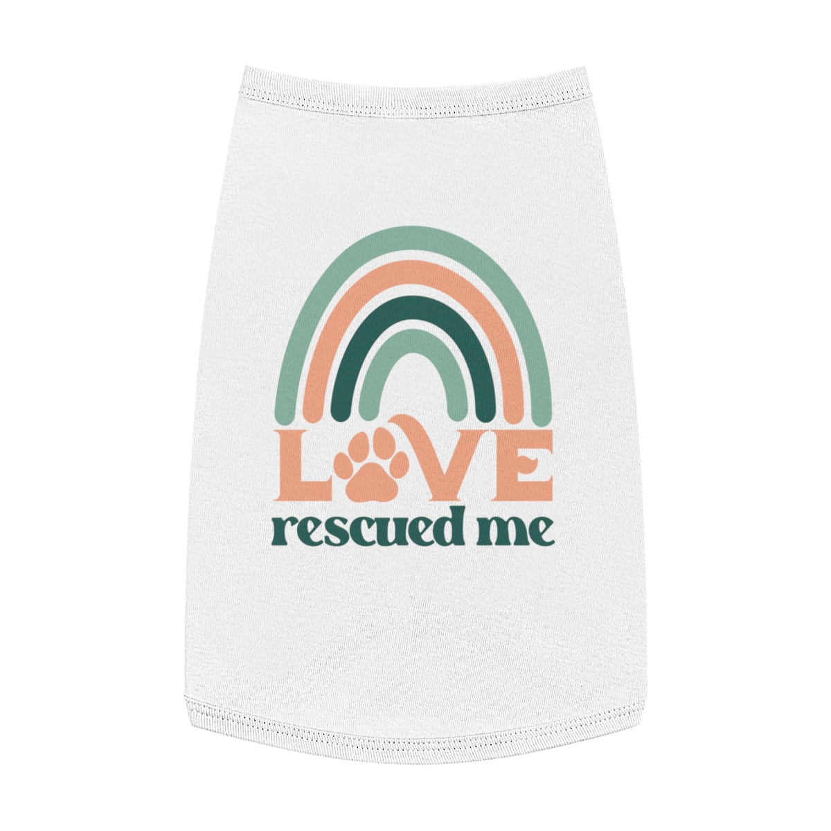 Pet Love Rescued Me Tank Top