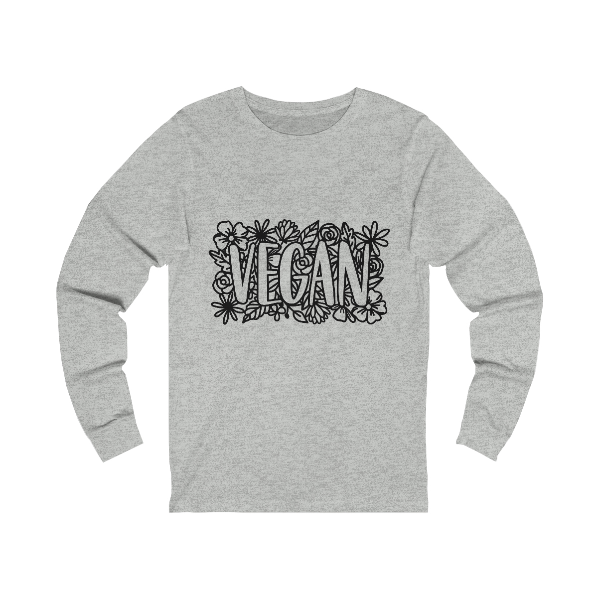 Vegan Unisex Jersey Long Sleeve Tee