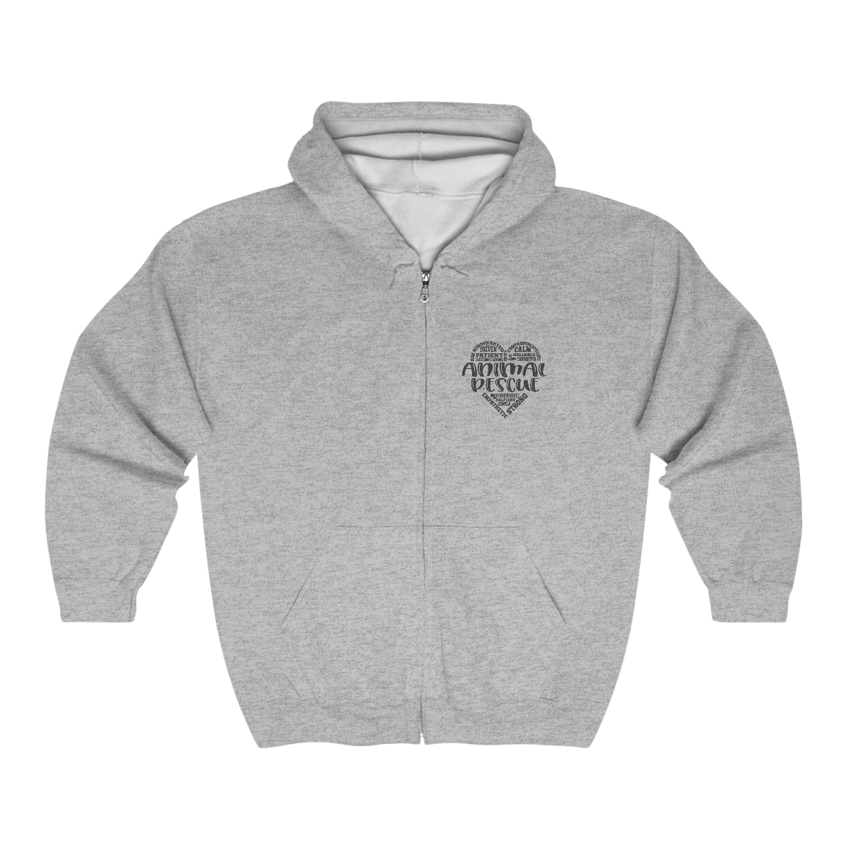 Animal Rescue Unisex Heavy Blend™ Full Zip Hooded Sweatshirt